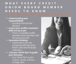 What Every Credit Union Board Member Needs to Know