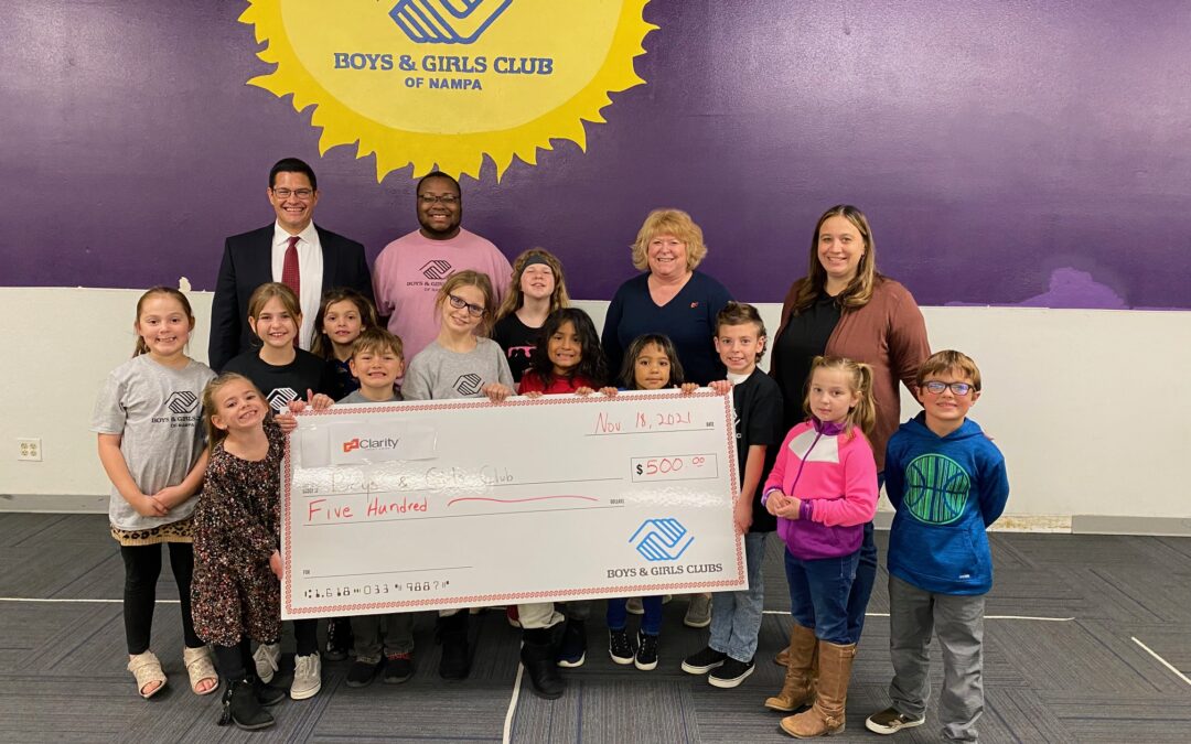 Boys & Girls Club of Nampa Receives a $500 NewcleusGives Donation